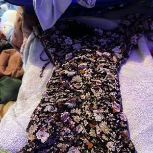 Womens skin tight floral dress, worn once